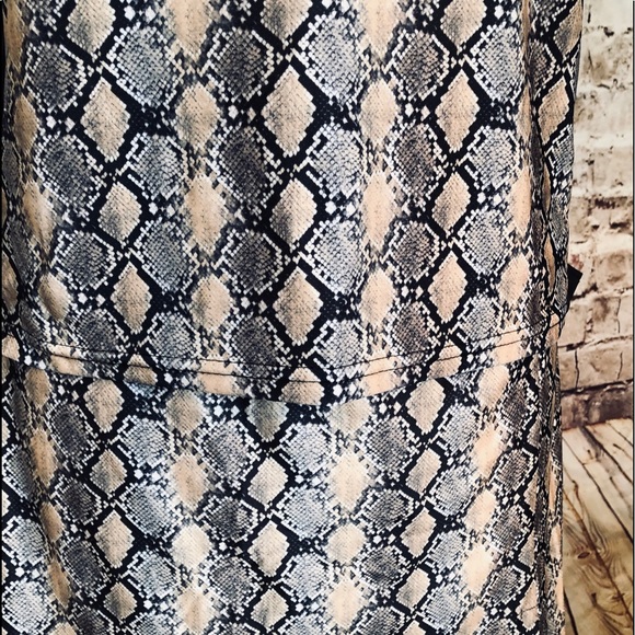 Tennis Top and Skirt with Shorts in Animal Print - Picture 5 of 7